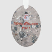 Glass Cut Patroon Ornament (voorkant)