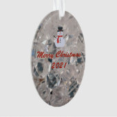 Glass Cut Patroon Ornament (voorkant)