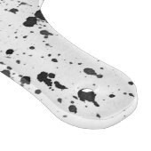 Glass Cutting Board - Black and White Splatters Snijplank (Hoek)