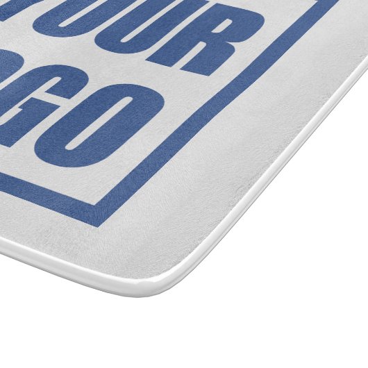 Glass Cutting Board Business Logo Snijplank (Hoek)