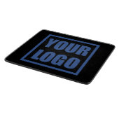 Glass Cutting Board Business Logo Snijplank (Hoek)