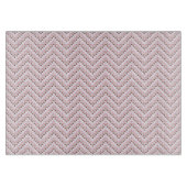 Glass Cutting Board Chevron Stippen Roze Snijplank (Voorkant)