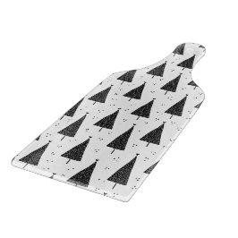 Glass Cutting Board - Christmas Pattern Snijplank