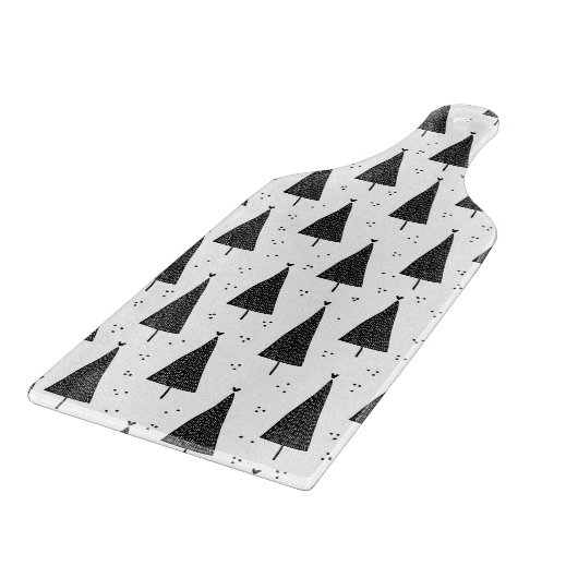 Glass Cutting Board - Christmas Pattern Snijplank (Hoek)