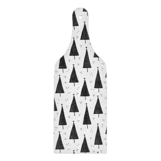 Glass Cutting Board - Christmas Pattern Snijplank (Voorkant)