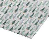 Glass Cutting Board - Christmas Pattern Snijplank (Hoek)