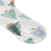 Glass Cutting Board - Christmas Pattern Snijplank (Hoek)