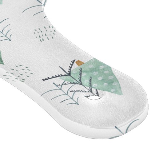 Glass Cutting Board - Christmas Pattern Snijplank (Hoek)