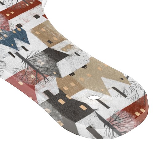 Glass Cutting Board - Christmas Pattern Snijplank (Hoek)