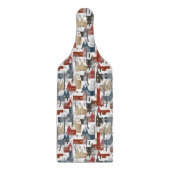 Glass Cutting Board - Christmas Pattern Snijplank (Voorkant)