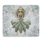 Glass Cutting Board- Fairy Summoning Spring Design Snijplank (Voorkant)