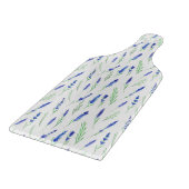 Glass Cutting Board - Lavender Pattern Snijplank (Hoek)