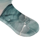 Glass Cutting Board - Marble Effect Pattern Snijplank (Hoek)