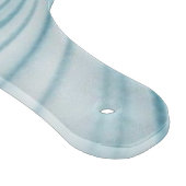 Glass Cutting Board Narwhal Blue Snijplank (Hoek)