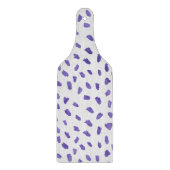 Glass Cutting Board - Purple Pattern Snijplank (Voorkant)