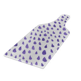 Glass Cutting Board - Purple Pattern Snijplank