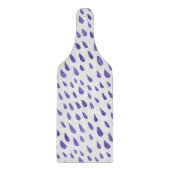 Glass Cutting Board - Purple Pattern Snijplank (Voorkant)