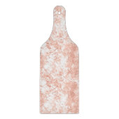 Glass Cutting Board - Rose Gold Marble Pattern Snijplank (Voorkant)