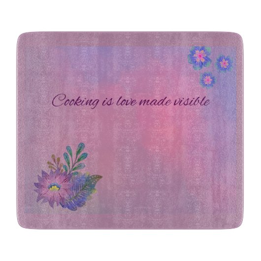 Glass cutting board snijplank (Voorkant)