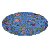 GLASS CUTTING BOARD : WILLIAM MORRIS : POMEGRANAAT SNIJPLANK (Hoek)