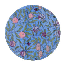 GLASS CUTTING BOARD : WILLIAM MORRIS : POMEGRANAAT