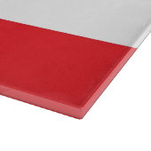 Glass cutting board with Flag of Lebanon Snijplank (Hoek)