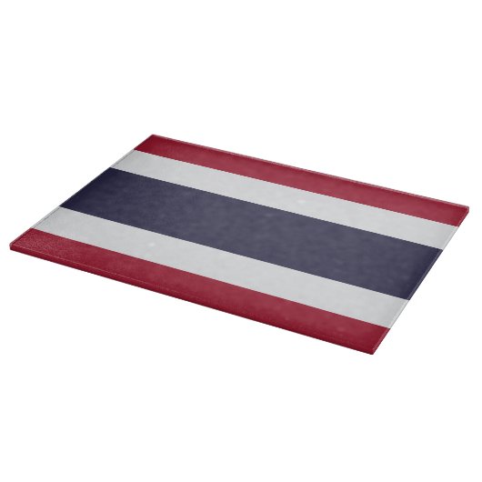 Glass cutting board with Flag of Thailand Snijplank (Hoek)
