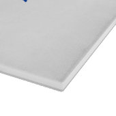 Glass cutting board with Flag of Toyota City Snijplank (Hoek)