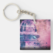 Glass Digital Art Sleutelhanger (voorkant)