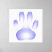Glass Dog Paw Print (Voorkant)