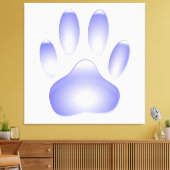 Glass Dog Paw Print (Insitu (Woonkamer))