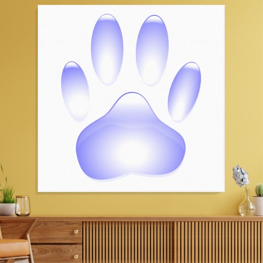 Glass Dog Paw Print (Insitu (Woonkamer))