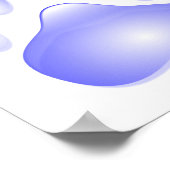 Glass Dog Paw Print (Hoek)