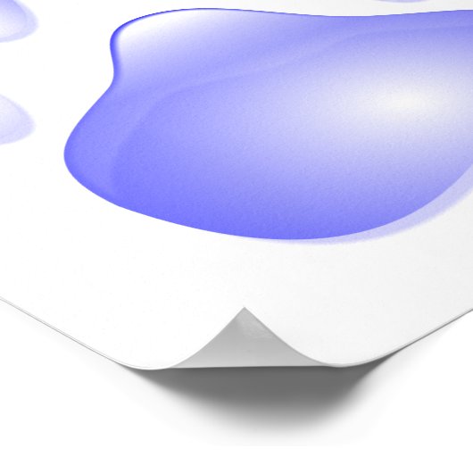 Glass Dog Paw Print (Hoek)