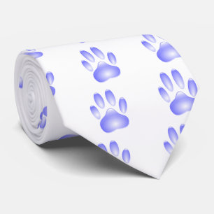 Glass Dog Paw Print Stropdas