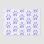 Glass Dog Paw Print Tissuepapier (Voorkant)