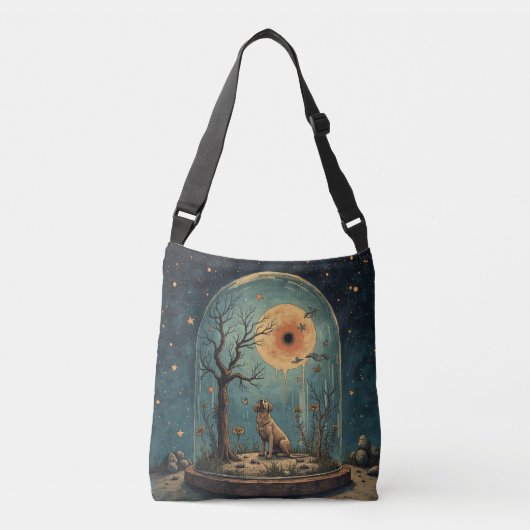 Glass Dome Crossbody Tas Elegante All-Over Print (Voorkant)
