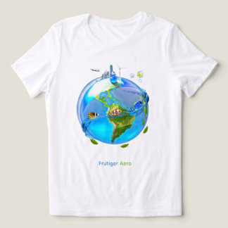 Glass Earth Frutiger Aero ( V2 ) Tri-Blend Shirt