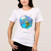 Glass Earth Frutiger Aero ( V2 ) Tri-Blend Shirt (Voorkant)