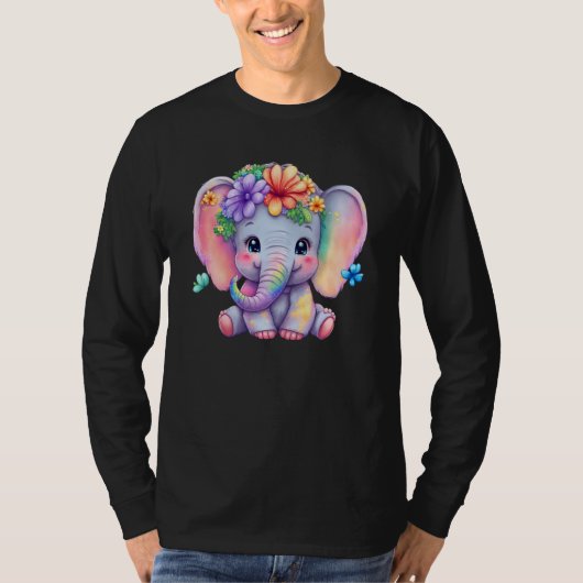 Glass Elephant Ladie Save Elephant Kindness Women T-shirt (Voorkant)