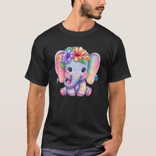 Glass Elephant Ladie Save Elephant Kindness Women T-shirt (Voorkant)