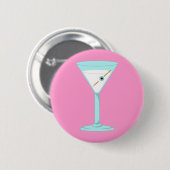 Glass Eye Human Eyeball Martini Ronde Button 5,7 Cm (Voorkant /achterkant)