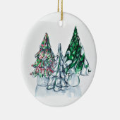 Glass Forest Ornament (Rechts)