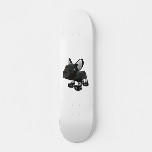 Glass French Bulldog Persoonlijk Skateboard (Voorkant)