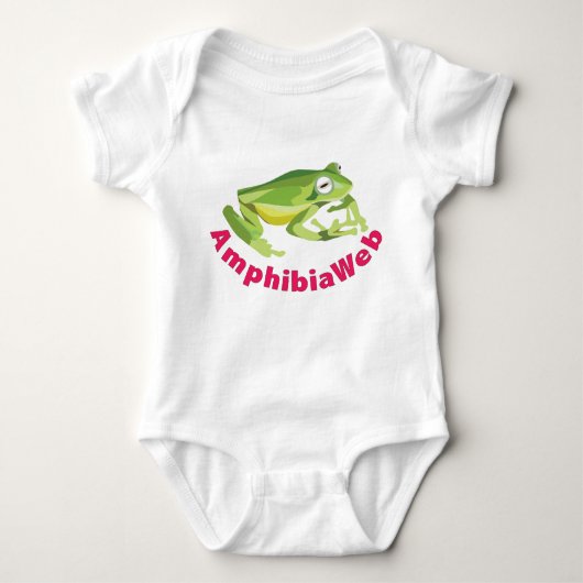 Glass Frog Love Baby T-Shirt (Voorkant)