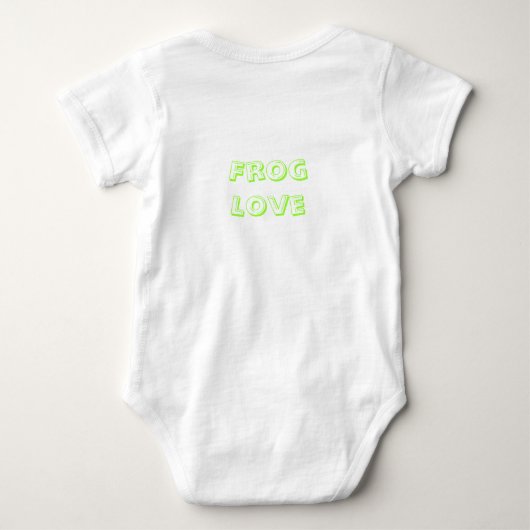 Glass Frog Love Baby T-Shirt (Achterkant)