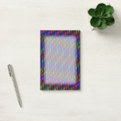 Glass Gem Blue Red Mosaic Abstract Artwork Post-it® Notes (Kantoor)