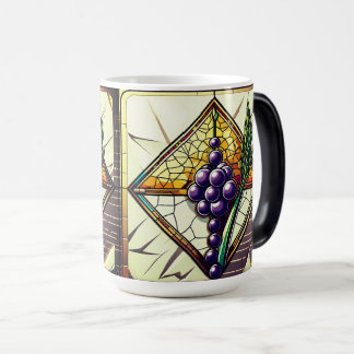 Glass Grapes and Wheat Coffee Mug Magische Mok