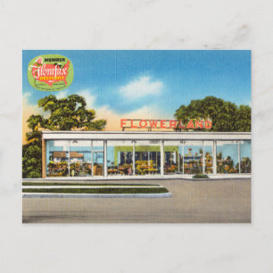  Glass Greenhouse, Flowerland Briefkaart