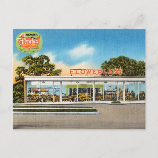  Glass Greenhouse, Flowerland Briefkaart (Voorkant)